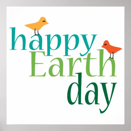 Happy Earth Day Poster