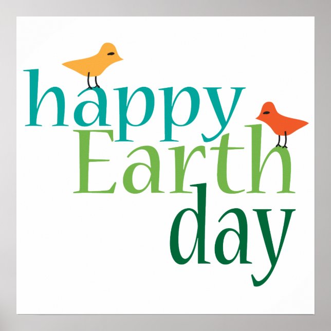 Happy Earth Day Poster (Front)