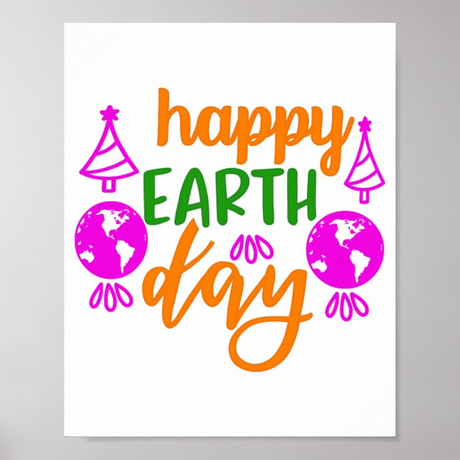 Happy Earth Day Poster (Front)