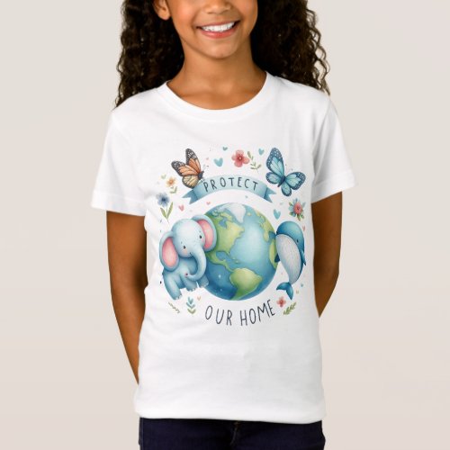 Happy Earth Day Protect Our Home Planet Earth T_Shirt