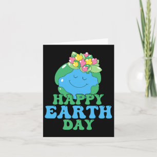 Happy Earth Day Shirt Cute Earth Day Men Women Kid Card