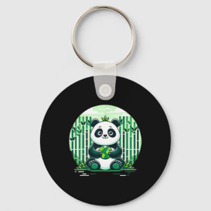 Happy Earth Day With Panda Keychain