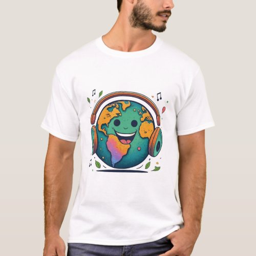 Happy Earth T_Shirt