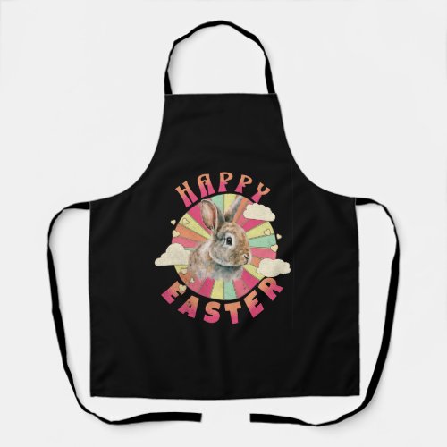Happy Easter 2023 Easter Bunny  Apron