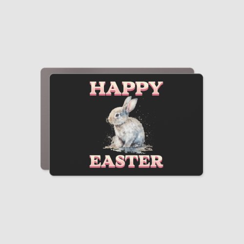 Happy Easter 2023 Easter Bunny Car Magnet
