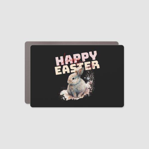 Happy Easter 2023 Easter Bunny   Car Magnet