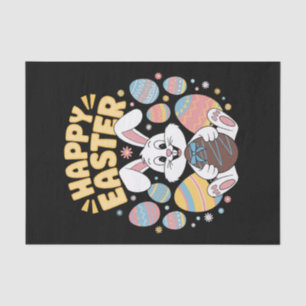 Happy Easter 2025  Eggs Bunny Cute Rabbit Tissue Paper