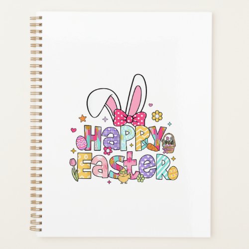 Happy Easter 2026 Cute Bunny Rabbit Easter Day Wom Planner