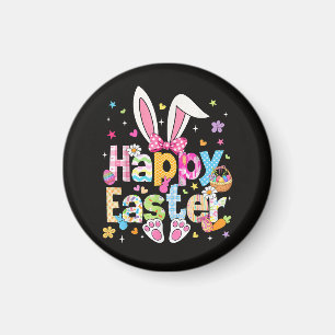 Happy Easter 2026 Cute Bunny Rabbit Magnet