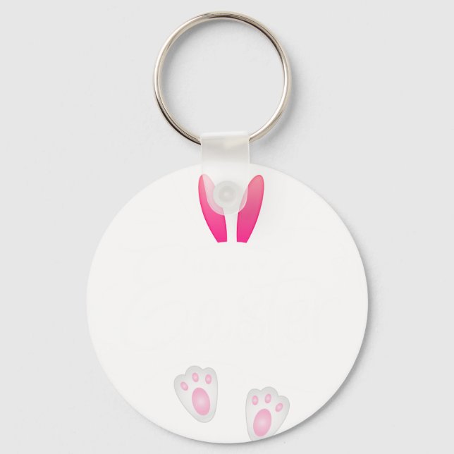 happy easter (4), retro, vintage keychain (Front)
