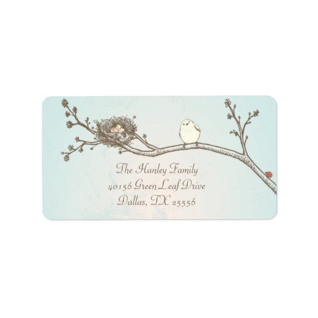Happy Easter Address Label (Front)