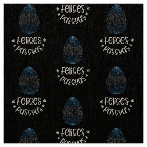 Happy Easter and Easter egg with Argentinian flag Fabric