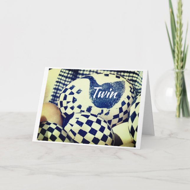 HAPPY "EASTER" AND "SPRING" TO ****MY TWIN*** CARD (Front)