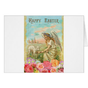 happy easter angel cards