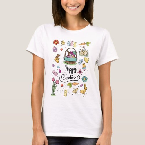 Happy Easter Art T_Shirt