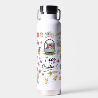 Happy Easter Art Water Bottle