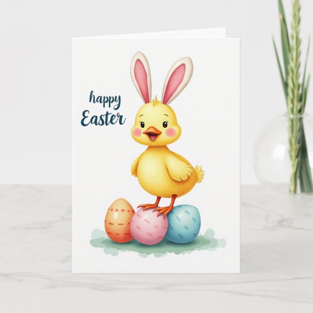 Happy Easter Avian Friend Card (Front)