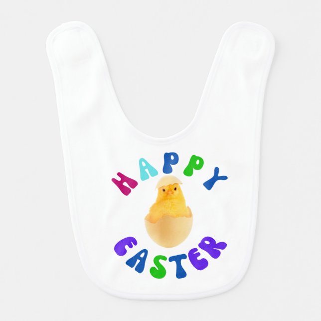 Happy Easter Baby Bib (Front)