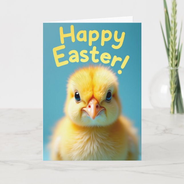 Happy Easter Baby Bird Card (Front)