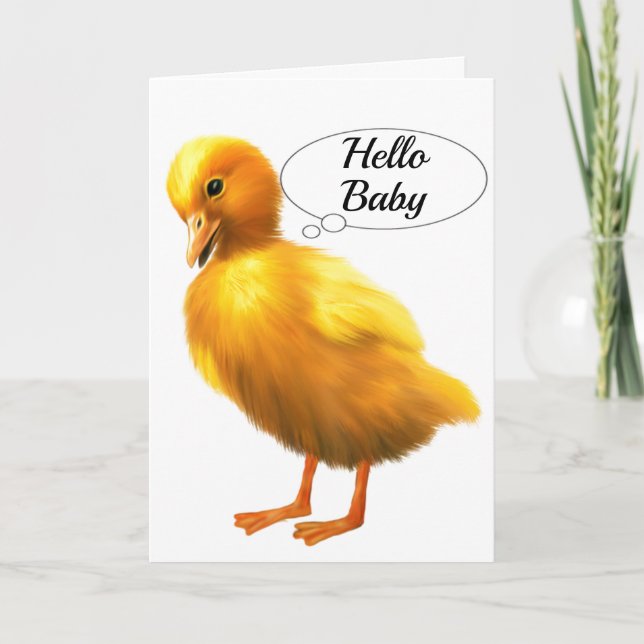 HAPPY EASTER **BABY** FROM LITTLE DUCK!!! HOLIDAY CARD (Front)