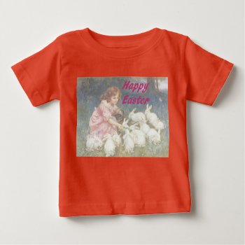 Happy Easter Baby T-shirt by InthePast at Zazzle