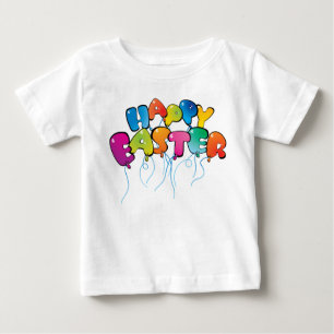 Happy Easter Balloons Baby T-Shirt