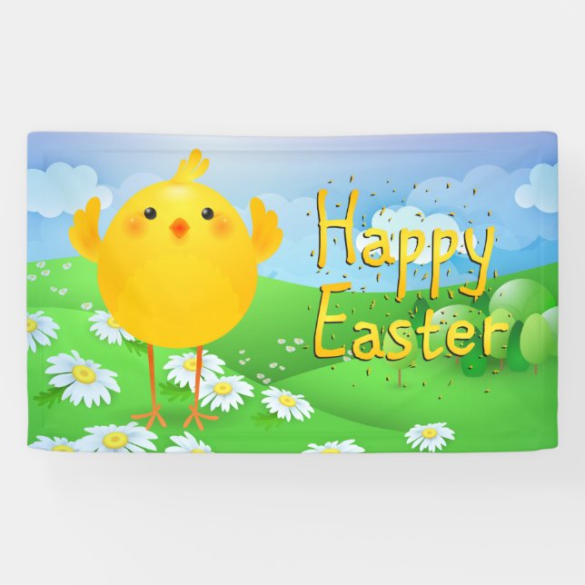 Happy Easter Banner (Horizontal)