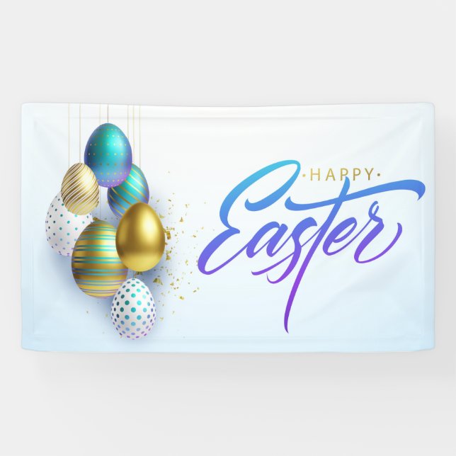 Happy Easter Banner (Horizontal)