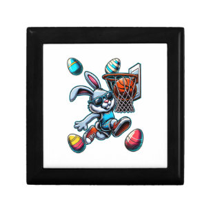 Happy Easter Basketball Boys Easter Bunny Funny Ea Gift Box