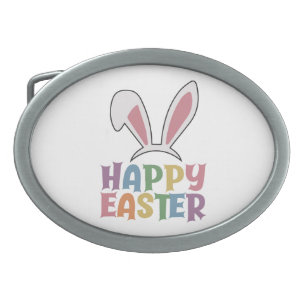 Happy Easter Belt Buckle