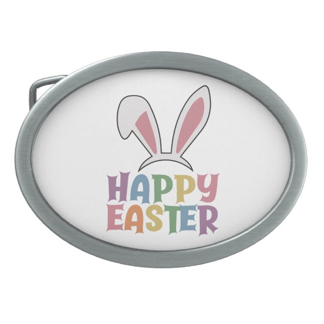 Happy Easter                        Belt Buckle (Front)
