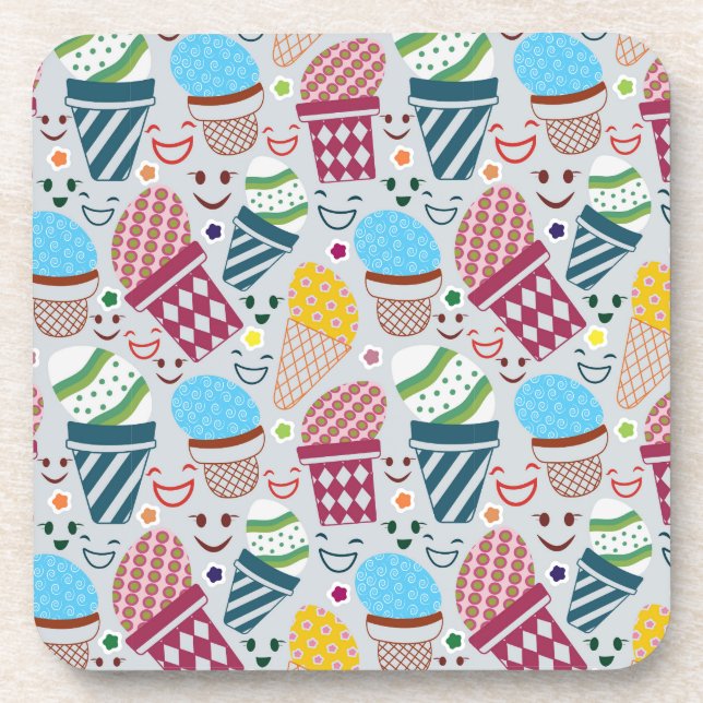 Happy Easter Beverage Coaster (Front)