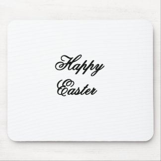 Happy Easter Black The MUSEUM Zazzle Gifts Mouse Pad