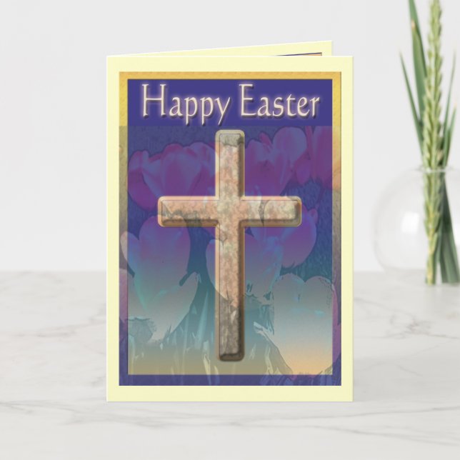 Happy Easter Blessing Holiday Card (Front)