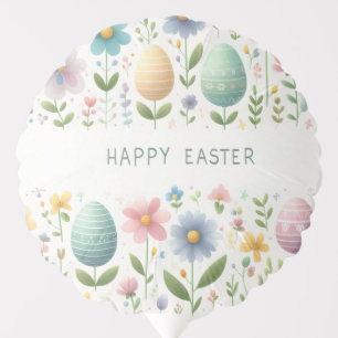 Happy Easter Blossoms Balloon