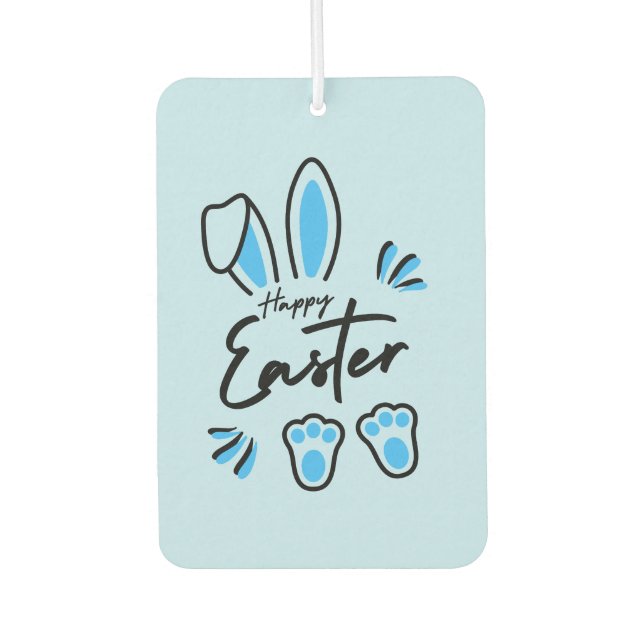 Happy Easter blue Air Freshener (Front)