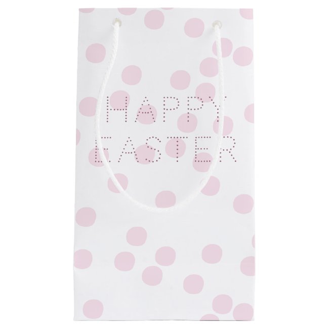 Happy Easter | Blush Pink Polkadots