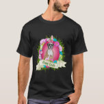 Happy Easter Boxer Wearing Bunny Ear Eggs T-Shirt