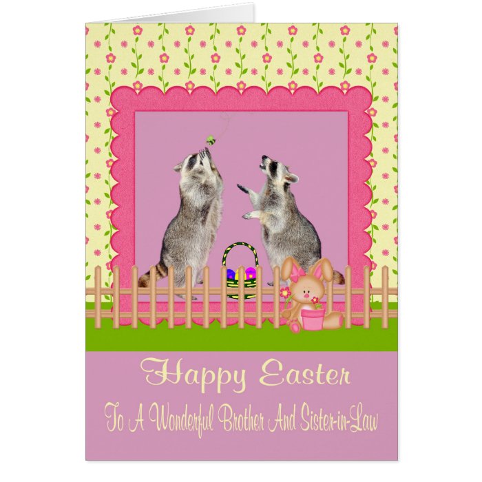 Happy Easter Brother/Sister in Law Greeting Card