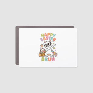 Happy Easter Bruh Boys Kids Teen Men Dabbing Bunny Car Magnet