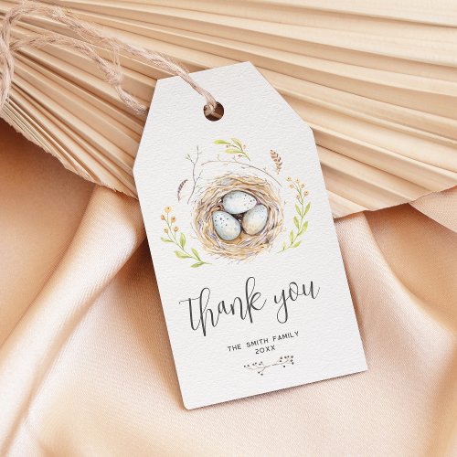 Happy Easter Brunch Thank You Gift Tags