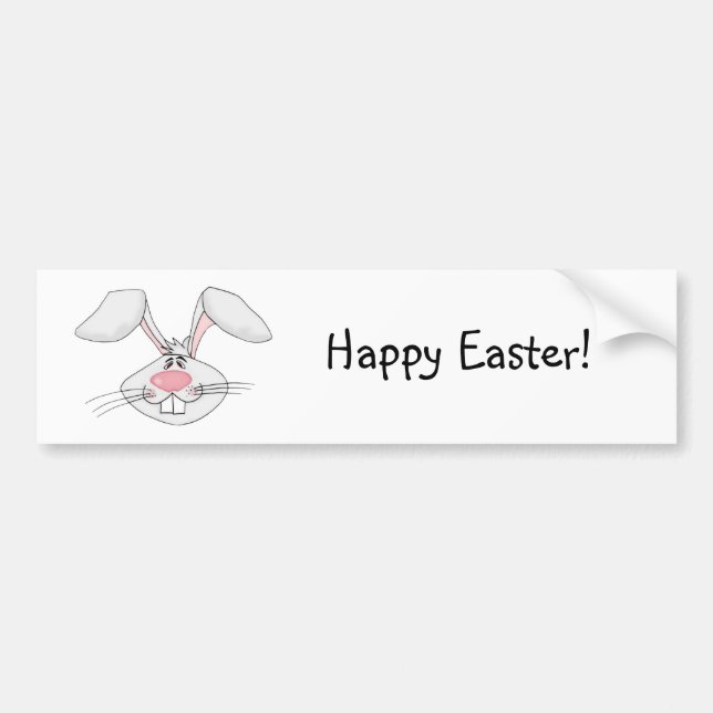 Happy Easter Bumper Sticker (Front)