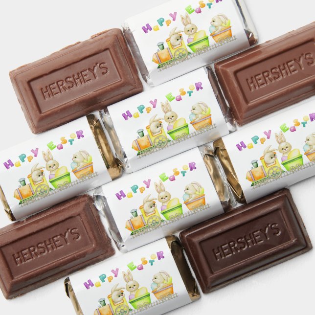 Happy Easter Bunnies in a Train Hershey's Miniatures (Assorted)