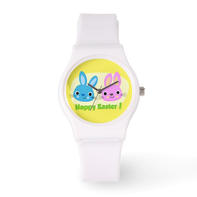 "HAPPY EASTER" BUNNIES  WATCH (Front)