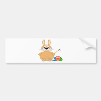 Happy Easter Bunny Bumper Sticker