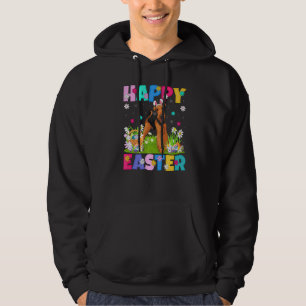 Happy Easter Bunny Cairn Terrier Dog Easter Sunday Hoodie
