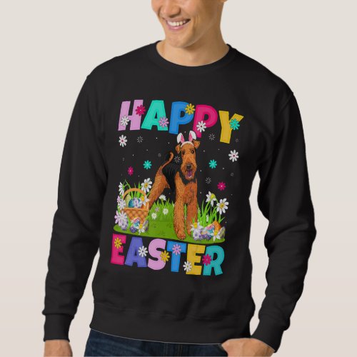 Happy Easter Bunny Cairn Terrier Dog Easter Sunday Sweatshirt