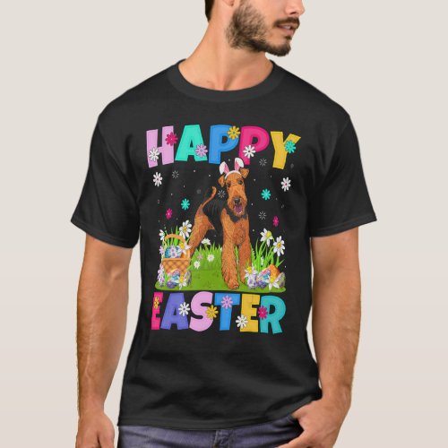 Happy Easter Bunny Cairn Terrier Dog Easter Sunday T_Shirt