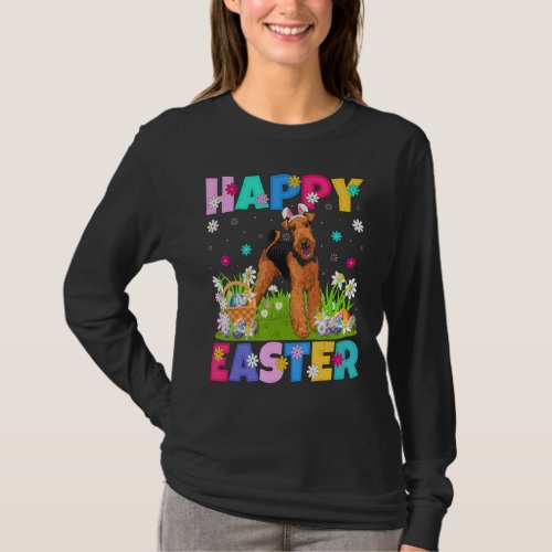 Happy Easter Bunny Cairn Terrier Dog Easter Sunday T_Shirt