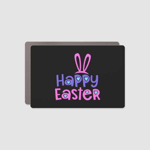 Happy Easter Bunny Car Magnet